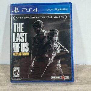 The‎ Last of Us Remastered PS4 Game New Sealed Naughty Dog Sony Exclusive